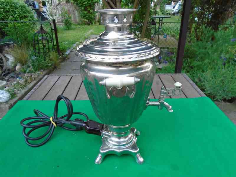 Originální retro Samovar 1973 funkční i s kabelem pěkný stav - foto 4