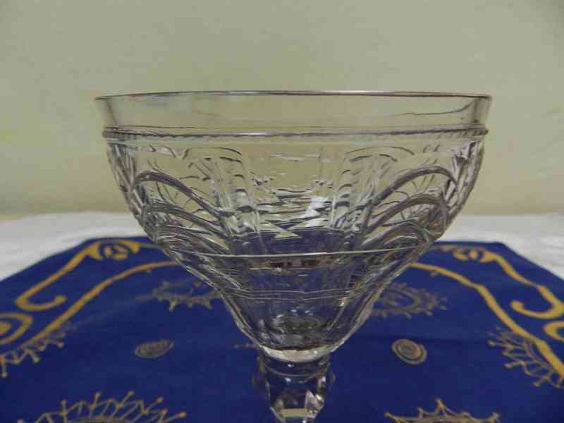 Krásná barokní Sklenice na nožce  - foto 2