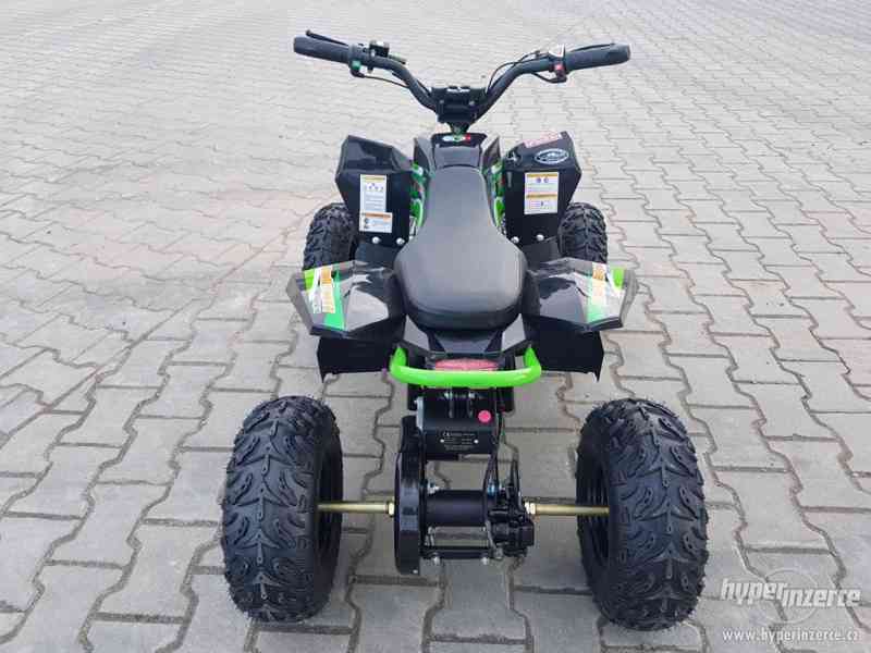 Dětská elektro čtyřkolka ATV FactoryTeam 1000W - Zelená - foto 8
