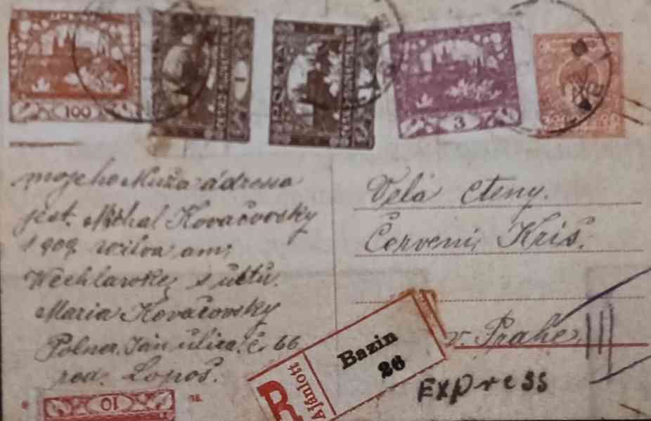 Dopisy do roku 1955 odkoupím hotově za katalogové ceny  - foto 23