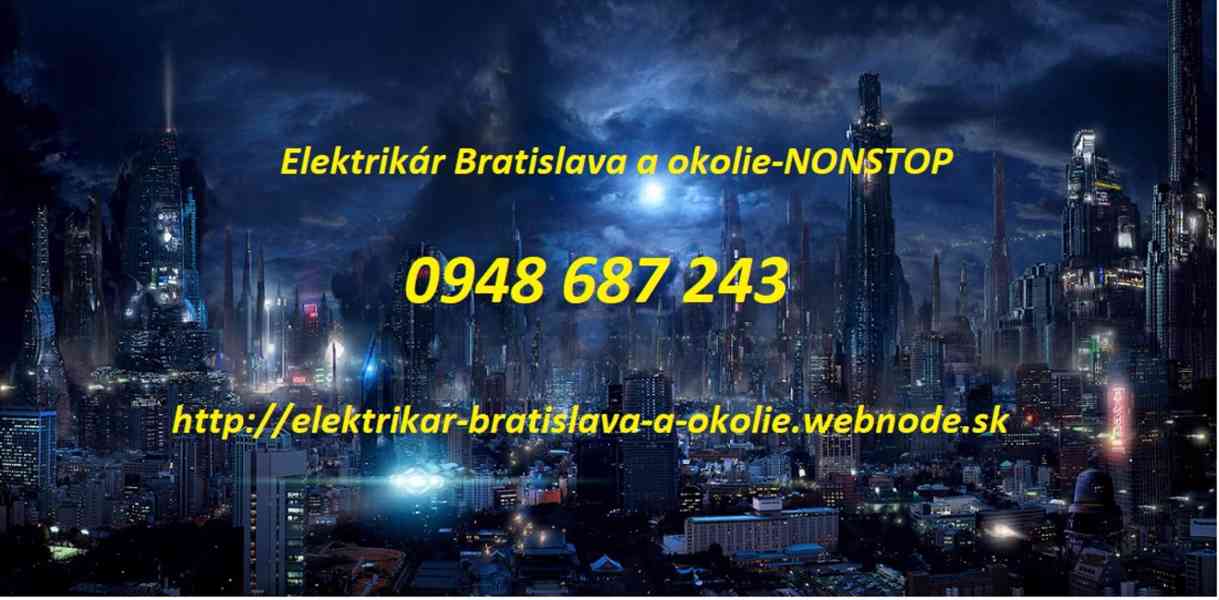 Elektrikár Bratislava NONSTOP