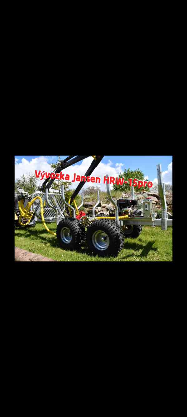Jansen HRW-15pro Vývozka 1,5T PRO, pozinkovaná - foto 6