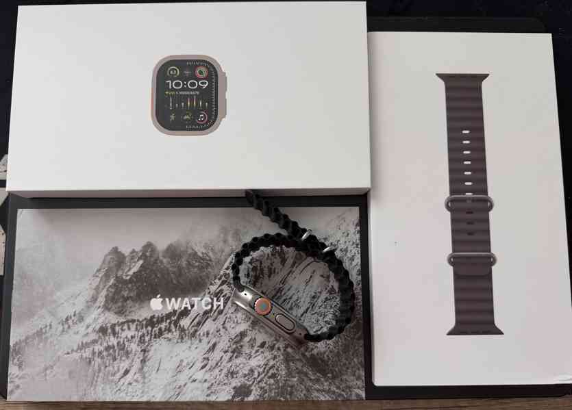⌚ Apple Watch Ultra 2 – Stříbrný titan - foto 4