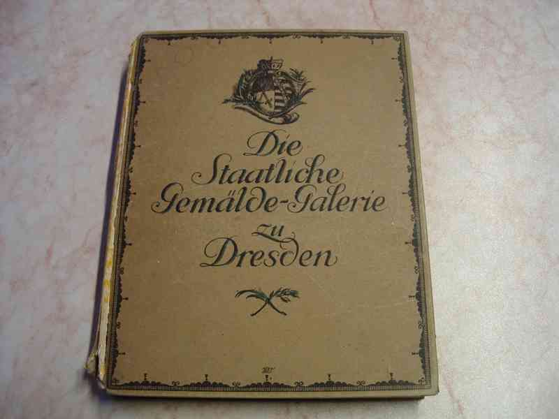 Německá kniha r.1920 vložené reprodukce.Drážďanská galerie. - foto 1