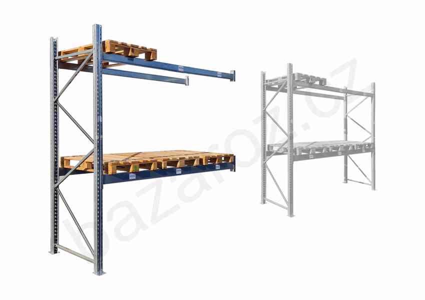 Paletové Regály Venkovní Pozinkované PP použité - foto 9