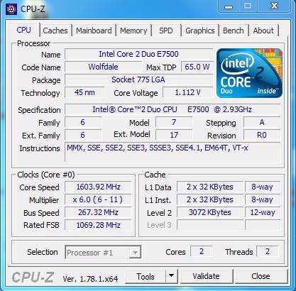 Intel Core 2 Duo Processor E7500 - foto 4