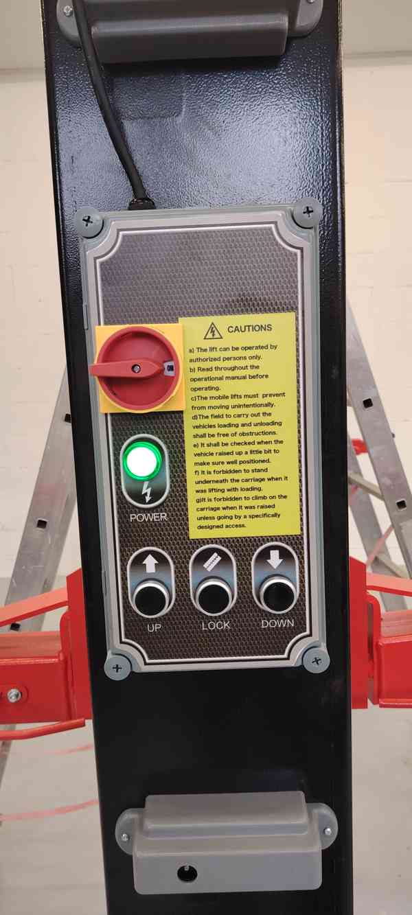 Dvousloupový zvedák hydraulický BOR4200E 4200 KG - foto 5