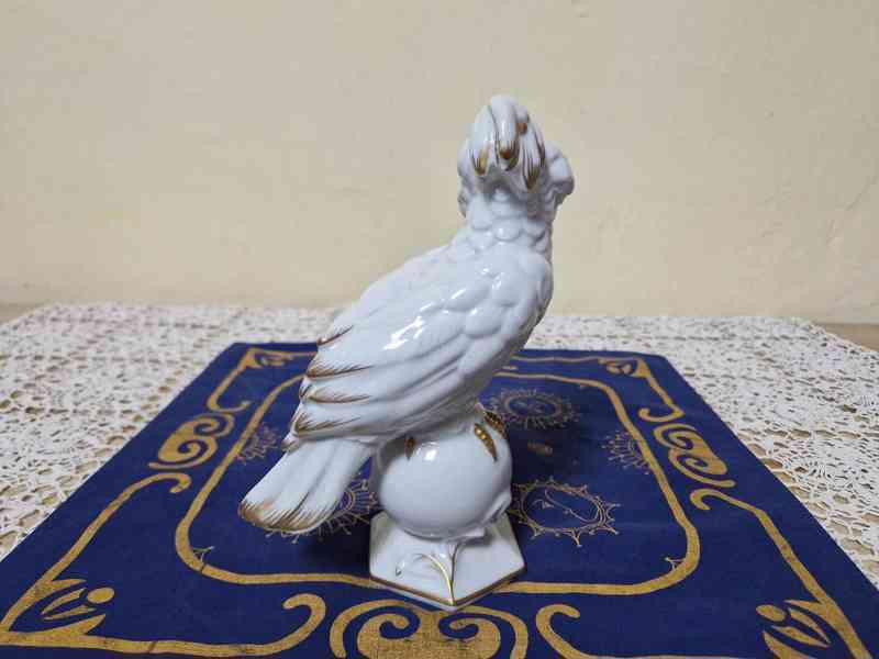 Krásná zlacená soška Papoušek Horní Slavkov - foto 3