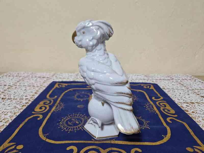 Krásná zlacená soška Papoušek Horní Slavkov - foto 2