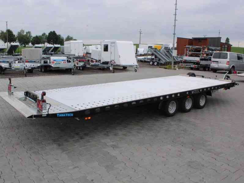 Přívěs Wiola L35G55P hydr. sklopný autopřepravník 5,5m3500kg - foto 8