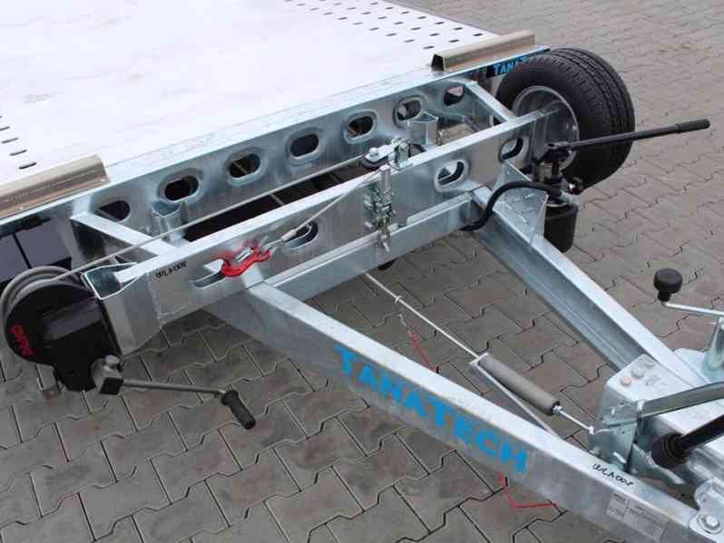 Přívěs Wiola L35G55P hydr. sklopný autopřepravník 5,5m3500kg - foto 2