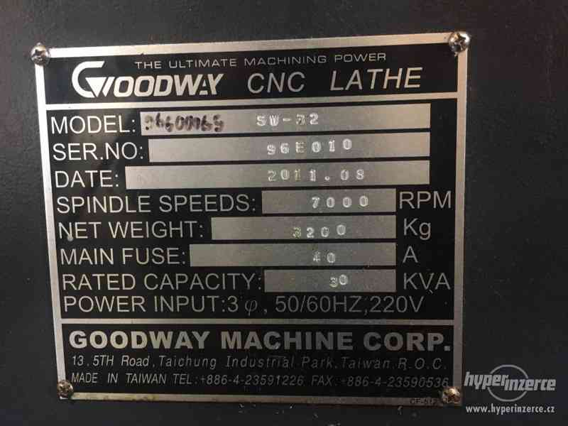 CNC soustruh Goodway SW-32 + Podavač tyčí - foto 2
