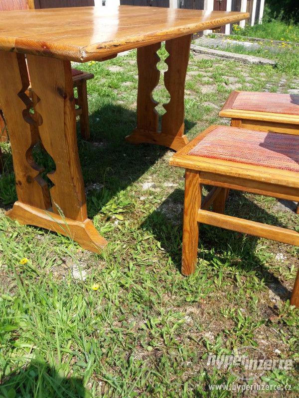 Stoly a židle z masivu - foto 2