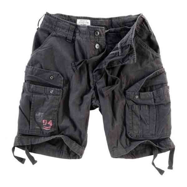 Kraťasy Airborne Vintage Shorts - černé - foto 2