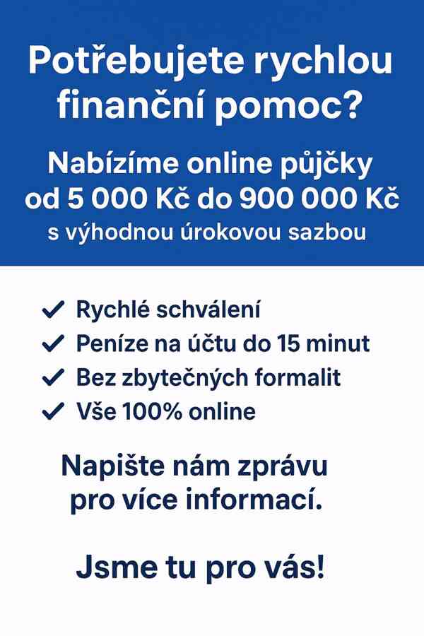 Spolehlivý, bezpečný a rychlý úvěrový servis  - foto 2