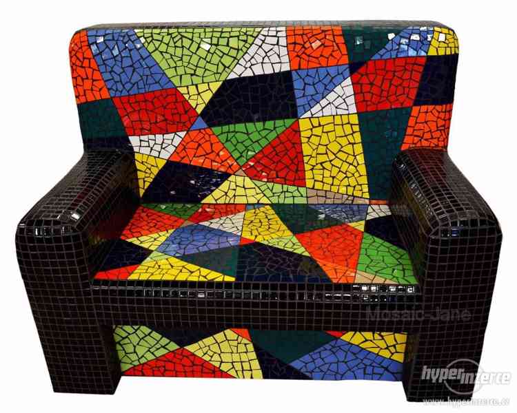mozaiková sedačka - foto 1