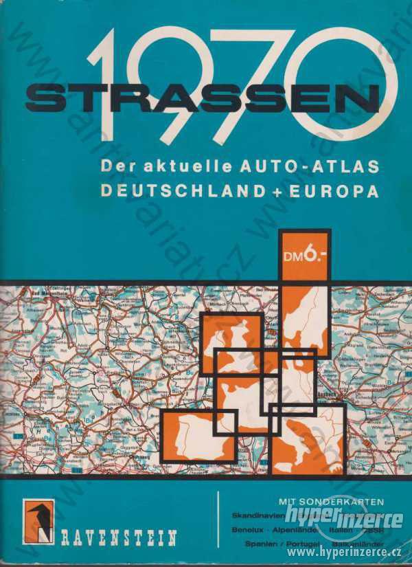 Strassen 1970  Auto - Atlas Deutschland + Europa - foto 1