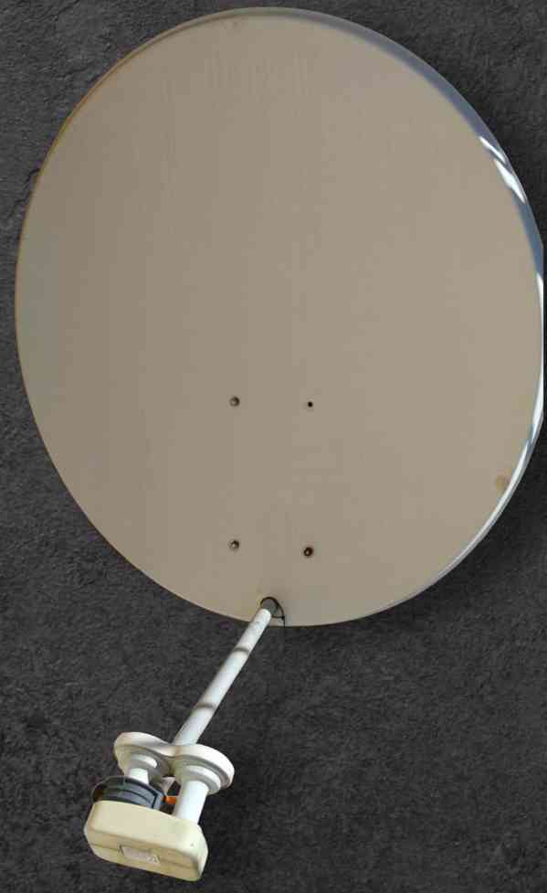 Skylink karta + 2 konvertory a 80cm parabola - foto 3