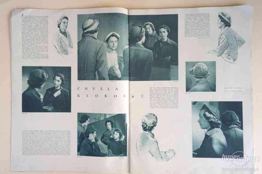 Časopis Módní tvorba č. 1  z r. 1951 - foto 2