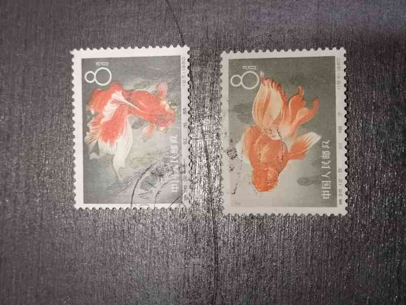 1960 ČÍNA - GOLDEN FISH (6ks) - foto 2