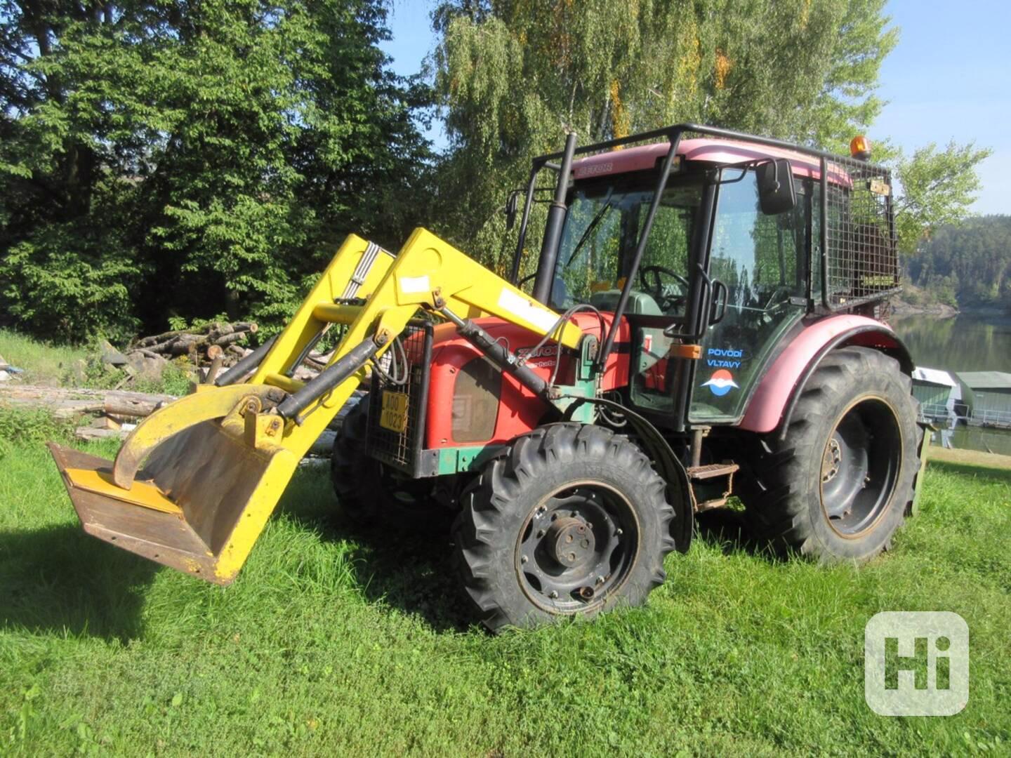 Traktor kolový Zetor 7341 4WD Super Turbo s lesnickou nást. - foto 1