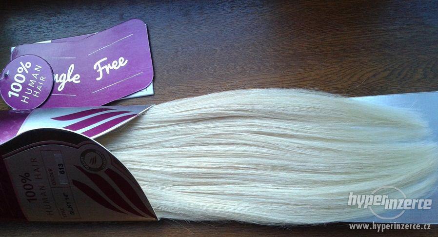 Nejkrásnější platinové blond Clip in vlasy! 00 - 230 gram! - foto 3