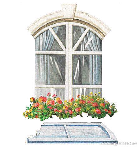 Samolepící dekorace Francouzské okno - foto 2