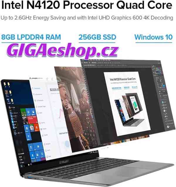 NOTEBOOK TECLAST F15 Plus 8 GB RAM 256 GB ROM - foto 2