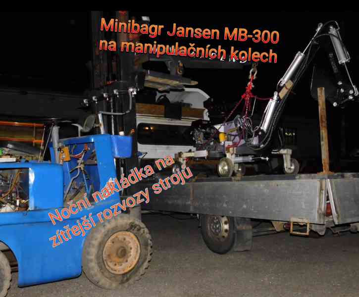 Jansen MB-300 minibagr   - foto 2