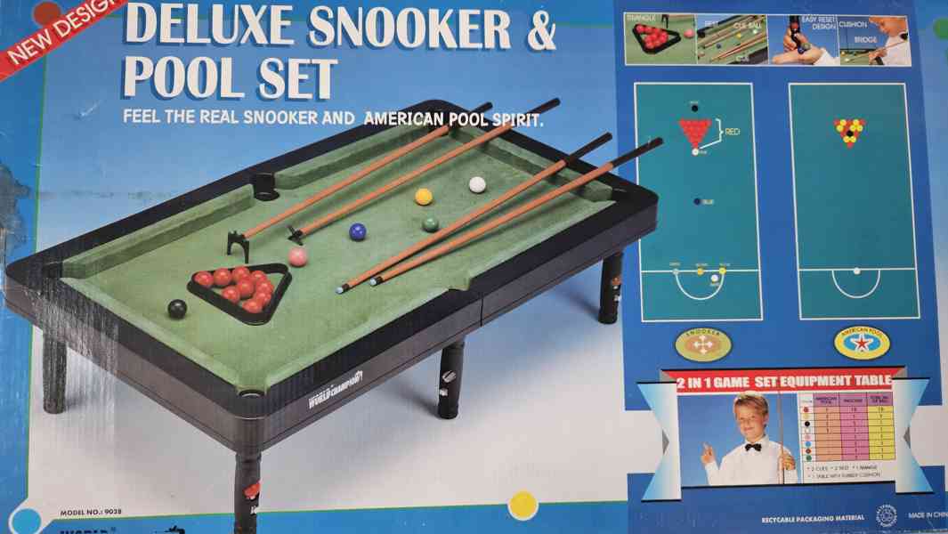 Stolní kulečník malý retro