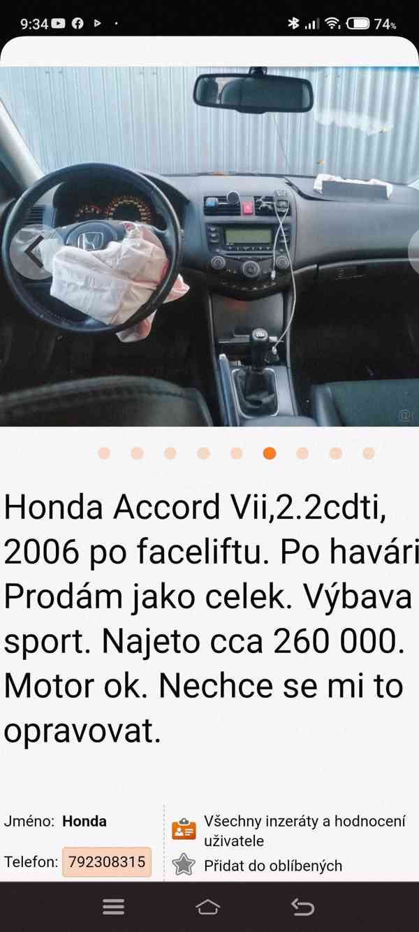 Honda Accord 2.2 cdti  - foto 2
