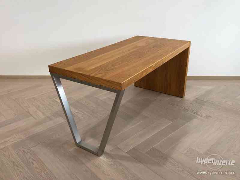 Masivní dubový stůl MENDELU - 1600 x 750 x 760 mm