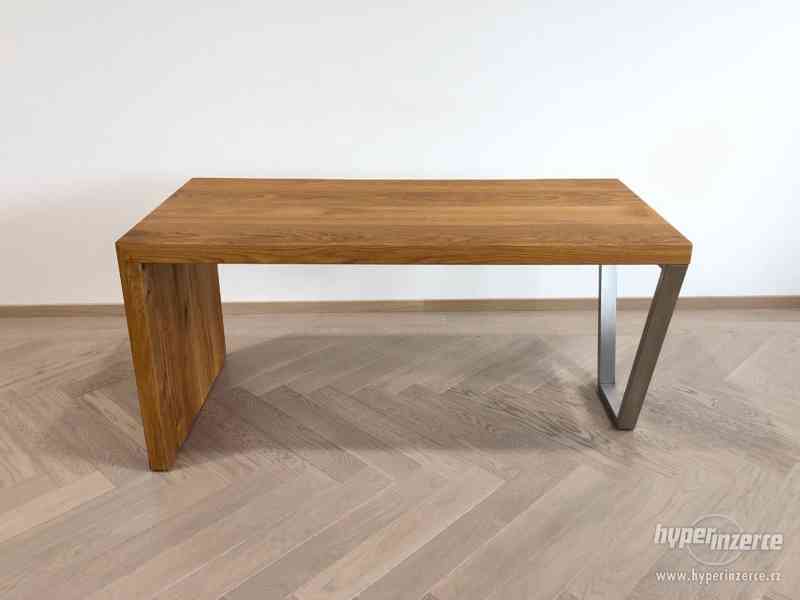 Masivní dubový stůl MENDELU - 1600 x 750 x 760 mm - foto 6