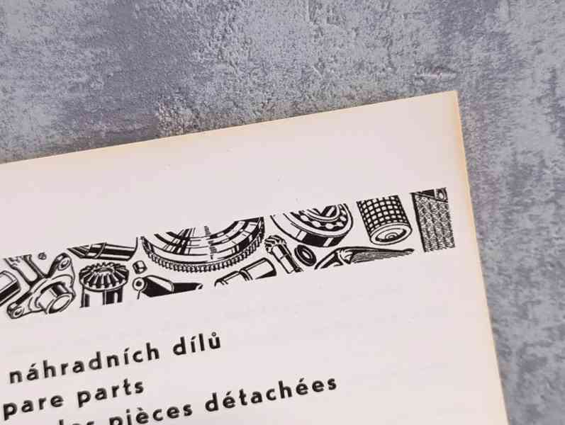 Nepoužitý seznam náhradních dílu na Škoda 110R erko. - foto 9