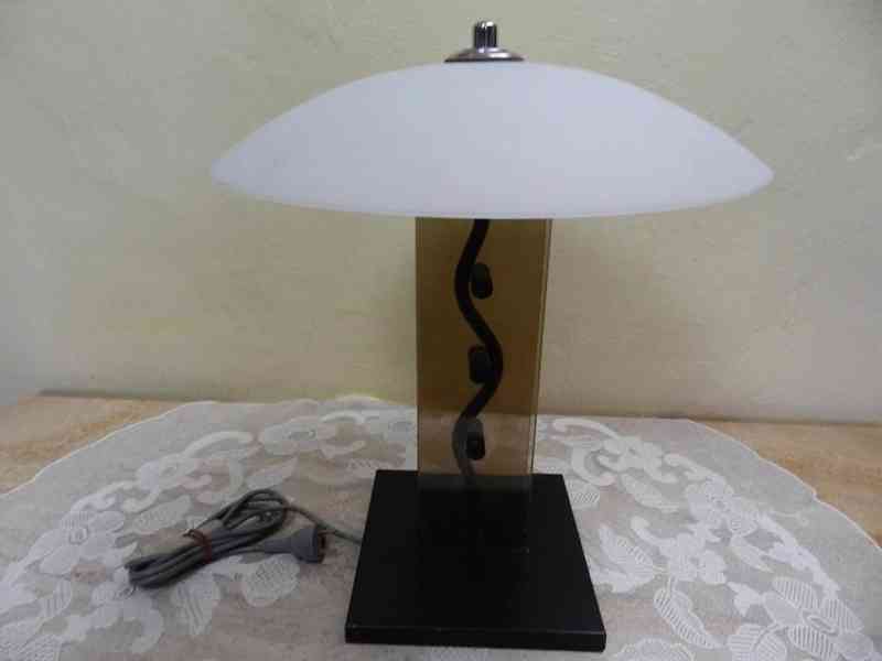 Zajímavá retro Lampa progresivní design Kamenický Šenov