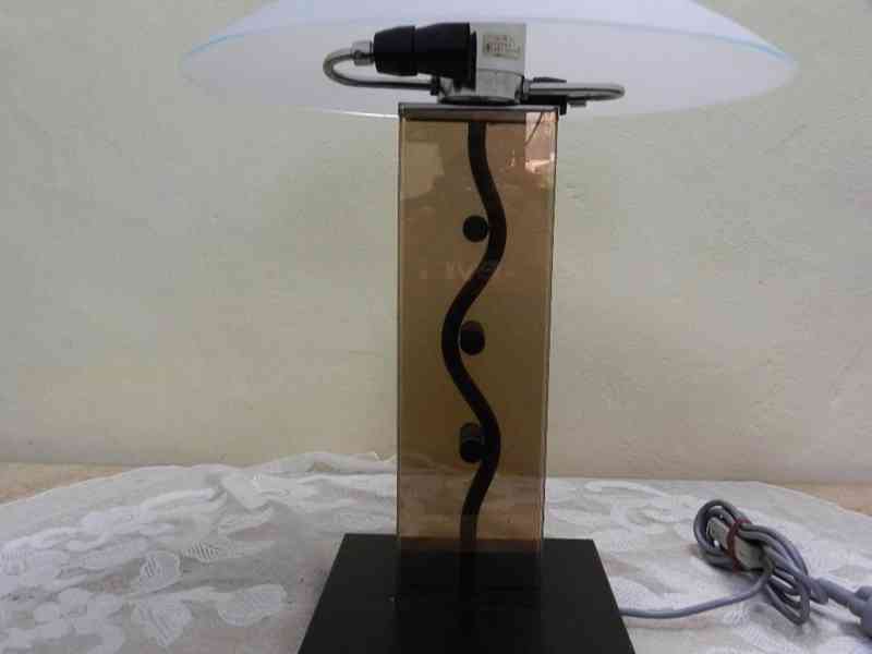 Zajímavá retro Lampa progresivní design Kamenický Šenov - foto 5
