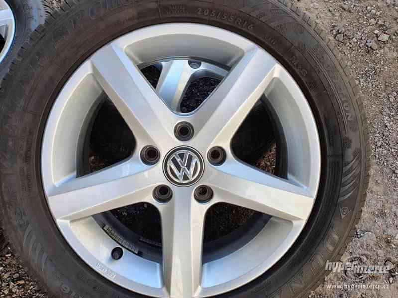 Alu kola elektrony orig. Volkswagen Aspen s pneu 5G0 5x112 6 - foto 3