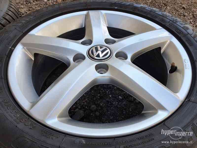 Alu kola elektrony orig. Volkswagen Aspen s pneu 5G0 5x112 6 - foto 4