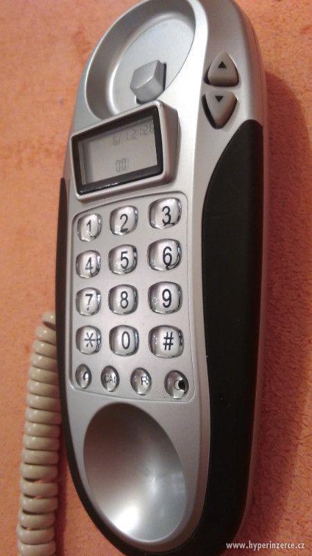 Šňůrový telefon AEG RIO 30 se zobrazením čísla!!! - foto 2