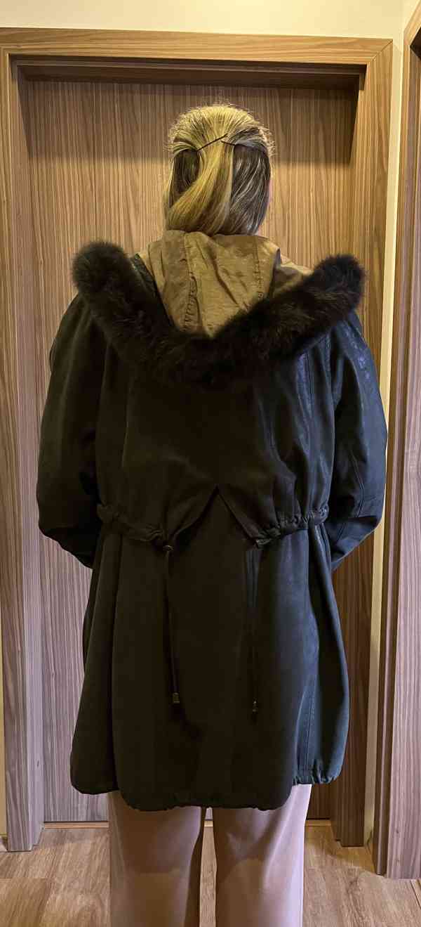 Dámský luxusní Kožený kabátek vel. 48 - foto 1