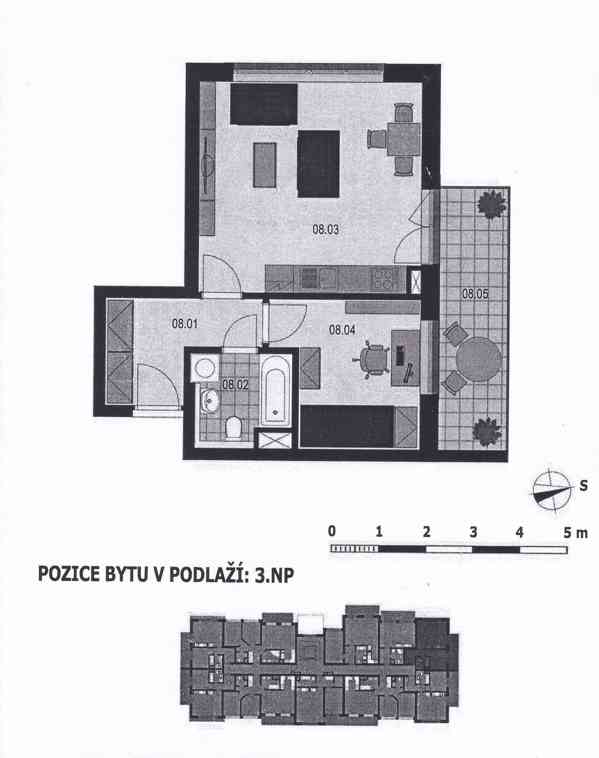 Prodej bytu 2+kk 48m2 včetně garáže. Praha 9. Kyje - foto 22