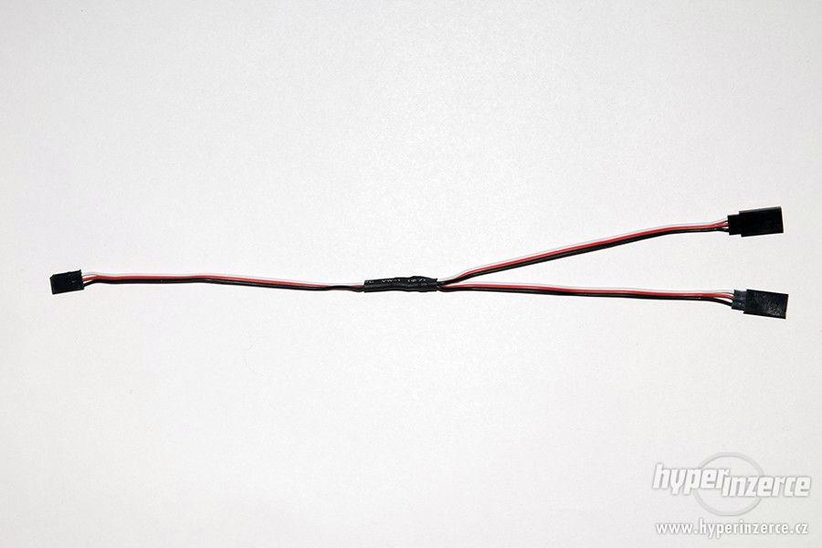 Servo kabely prodlužovací 15, 30 a 50 cm, Y kabel, JR,Futaba - foto 4