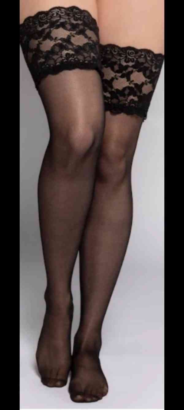 Pevné samodržící punčochy  - foto 1