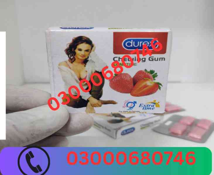 Durex Chewing Gum Long Time For Male & Female Price in Karac - foto 3