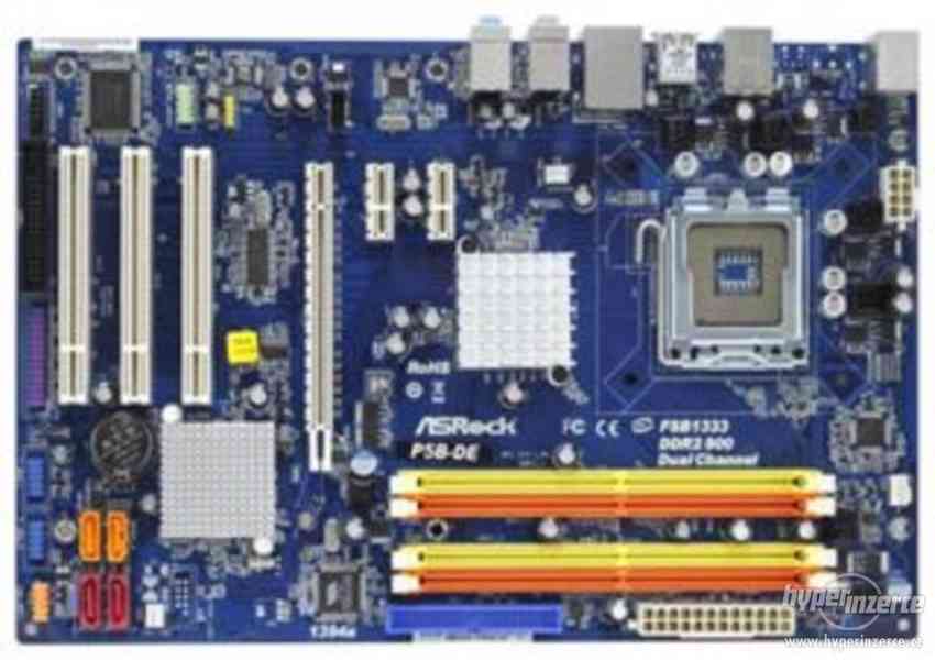 Základní deska ASROCK P5B-DE (775, intel, DDR2, PCIE SATA2+I - foto 1