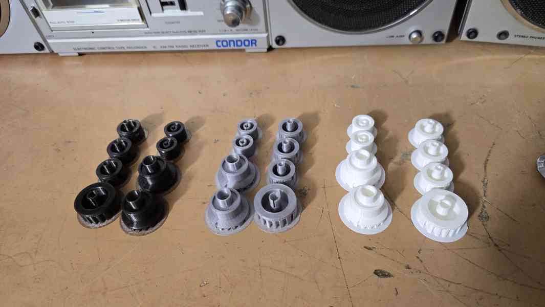 Knoflíky TESLA CONDOR originální + 3D tisk - foto 2