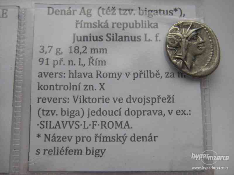 Denár AR, Junius Silanus L. f, římská republika - foto 1