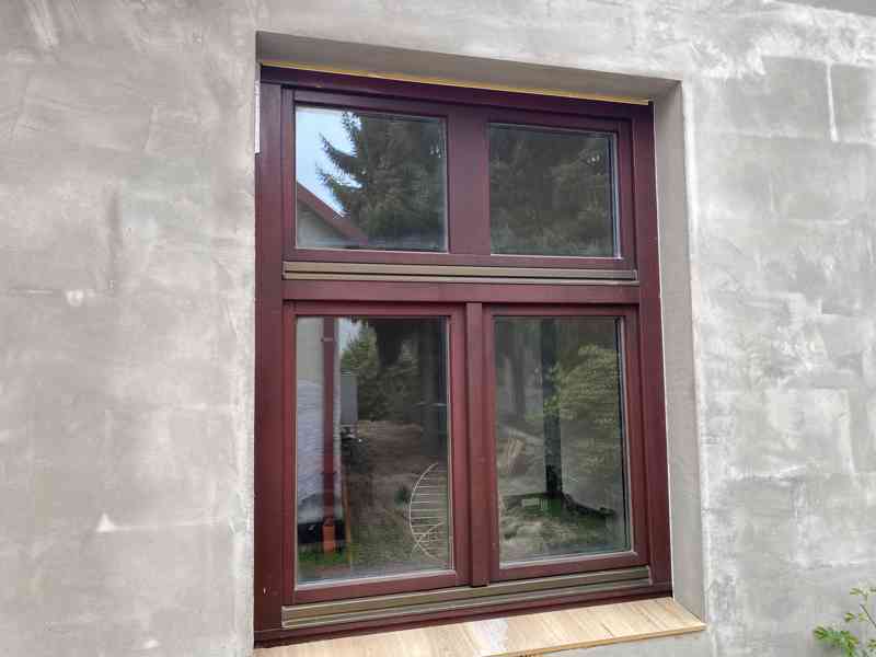 Dřevěná dvojitá okna 120x150 cm - foto 1