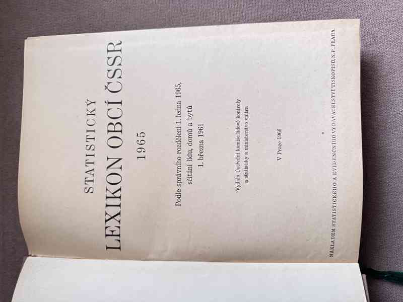 Statistický lexikon obcí ČSSR 1965 - foto 2