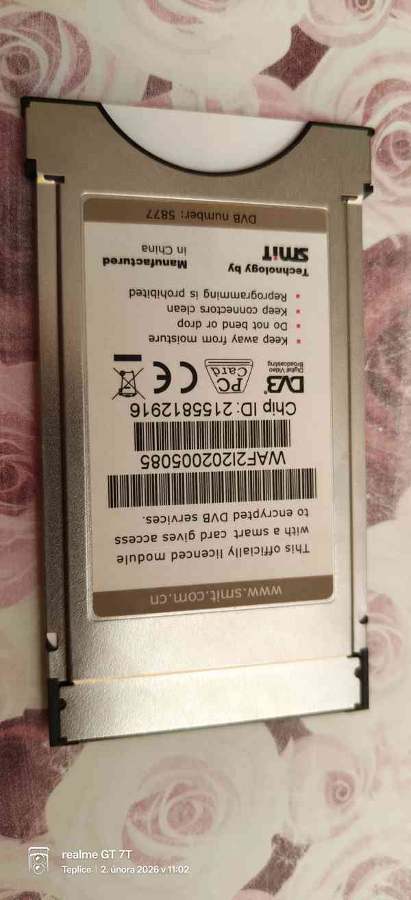 Dekódovací modul Smit Irdeto CI+ s dek.kartou Skylink - foto 2